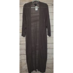 NWT TORRID Brown Longline Cardigan Size 4X